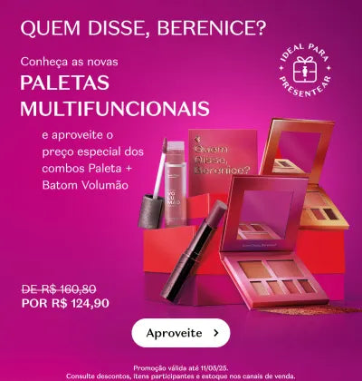 Quem Disse, Berenice? - Paleta Multifuncionais